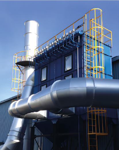 Colector de polvo industrial MCAT en Monterrey – sistema de extracción y filtración de aire